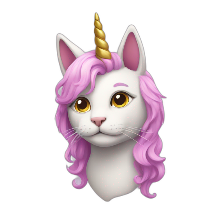 Cat unicorn  emoji