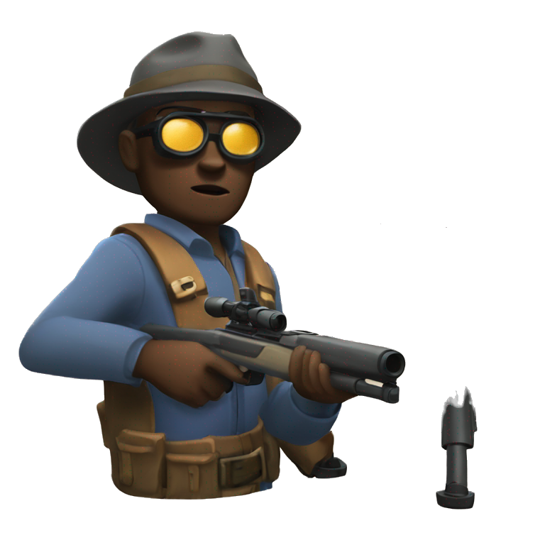 sniper from the game team fortress 2 emoji