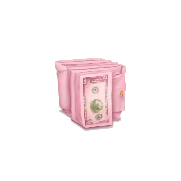 Pink money emoji