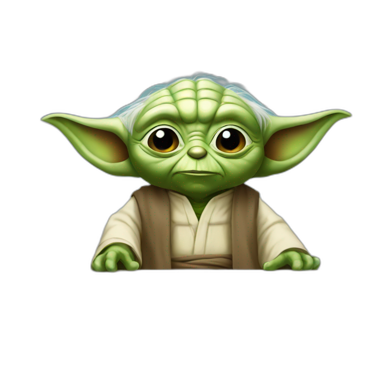 Yoda in office  emoji