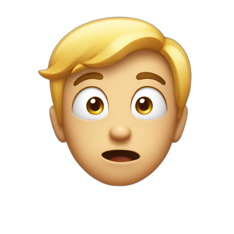 Face slap suprised emoji