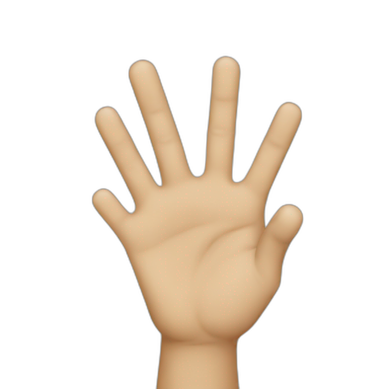 two hands doing U emoji