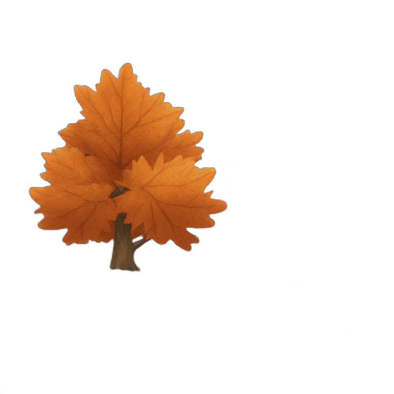 Maple tree emoji