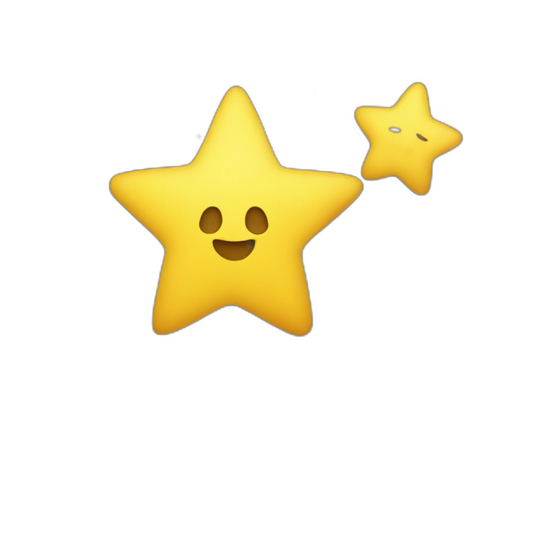 yellow stars in sky emoji