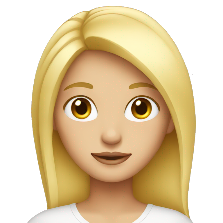 Blonde girl emoji