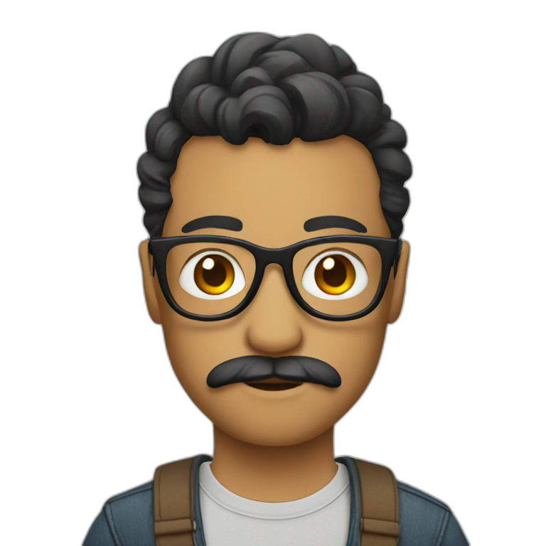 hipster emoji