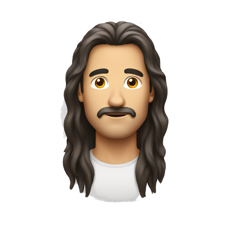Long hair man emoji