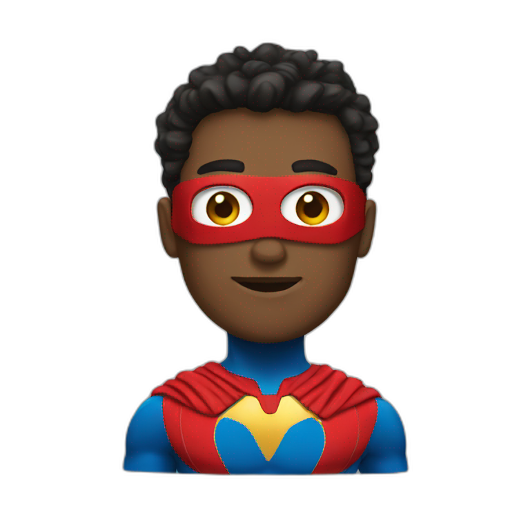 Superhero emoji