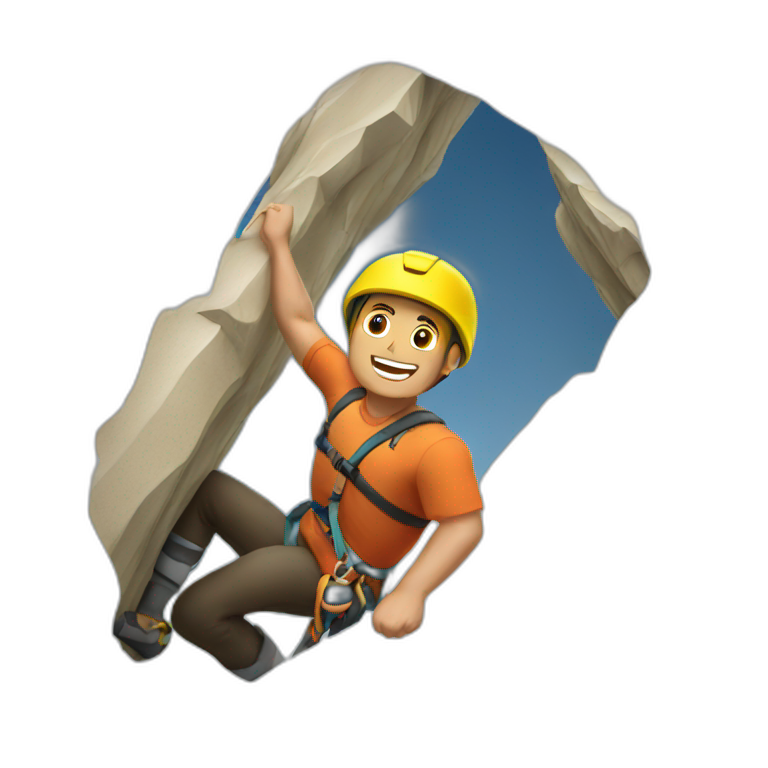 Climber emoji