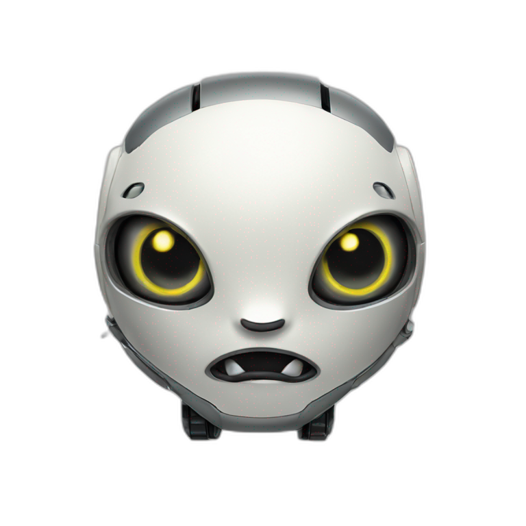 A catoon robot emoji