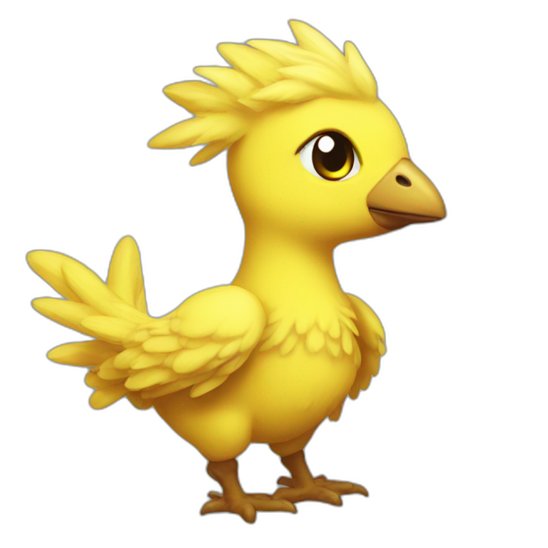 Baby chocobo emoji