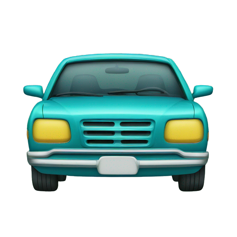car green and blue emoji