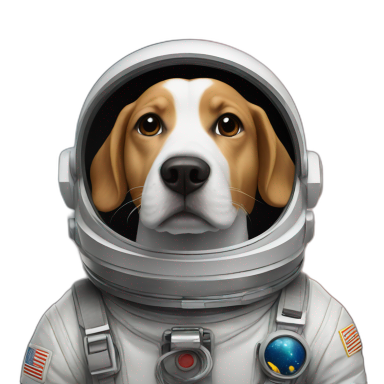 Dog in space emoji