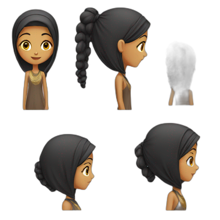 Arabic girl emoji
