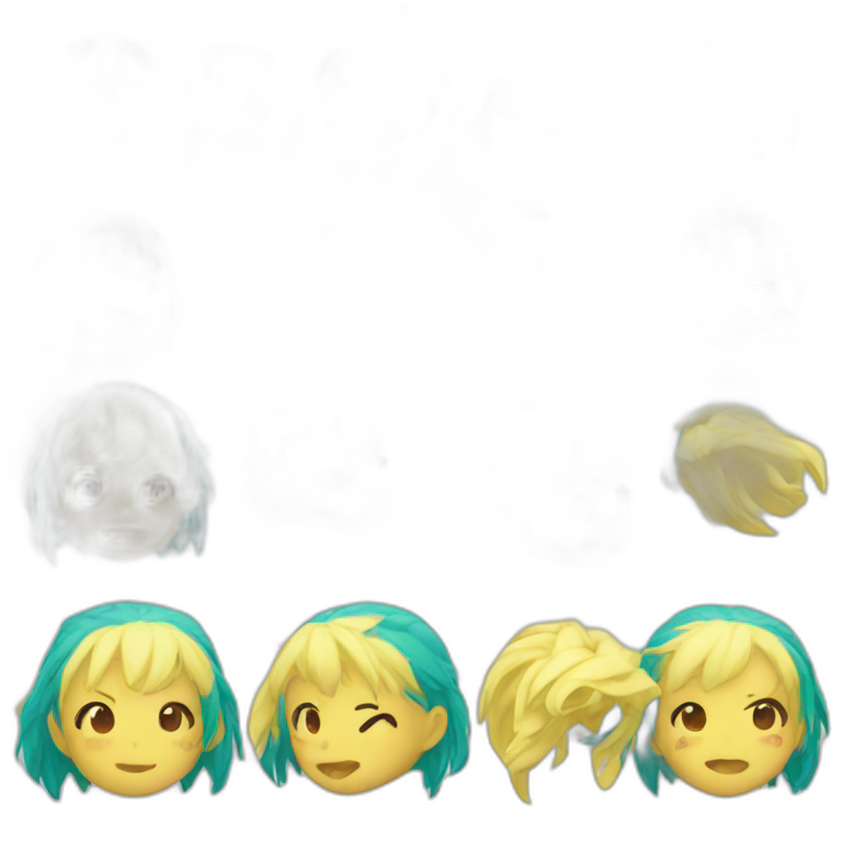 Aqua oshino emoji