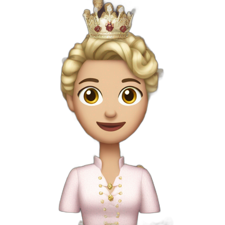 Queen Elizabeth II cornrows emoji
