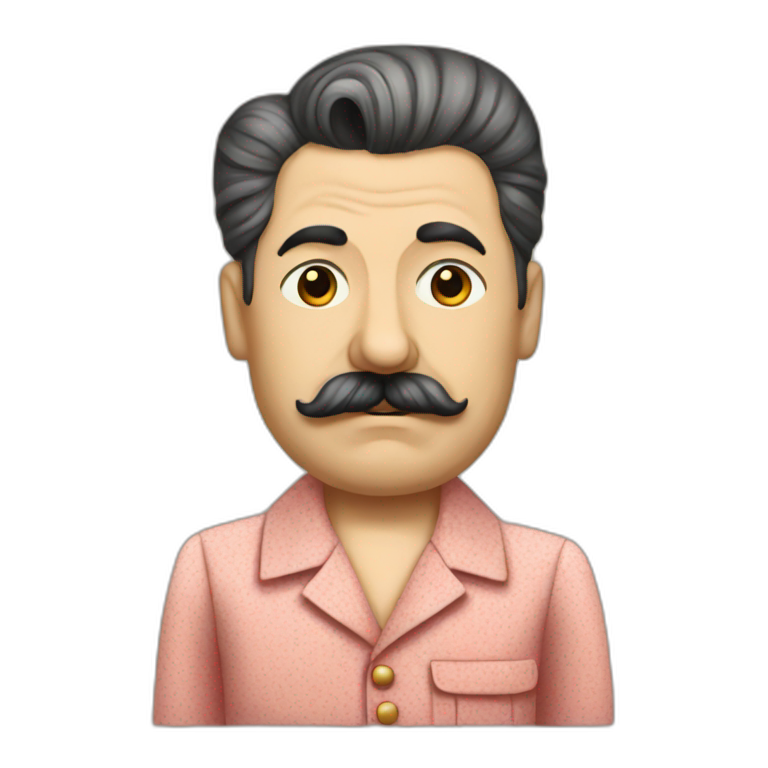 Joseph Stalin in pajamas emoji