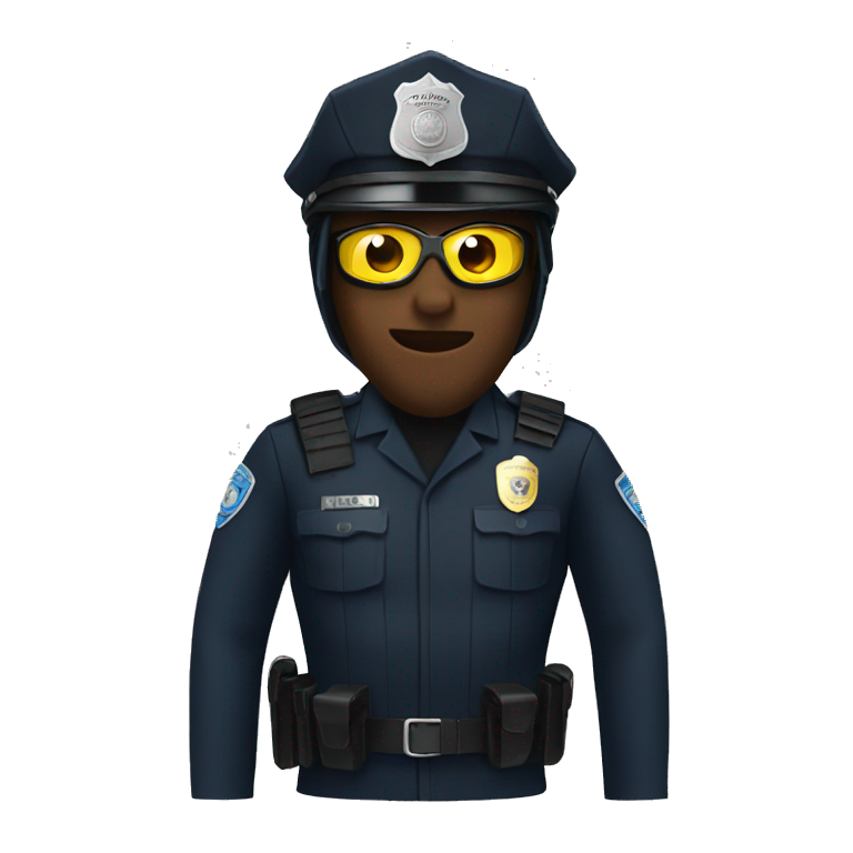 Cops with ski masks emoji