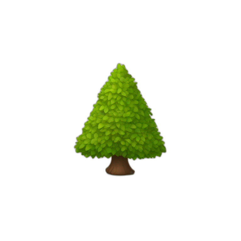 a little Triangle tree emoji