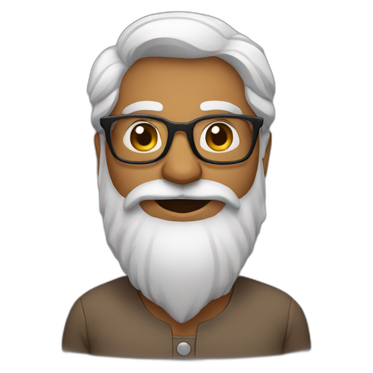 indian-guy-with-beard-and-glasses emoji