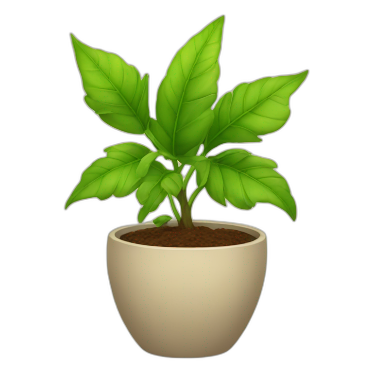 Godly plant in a pot emoji