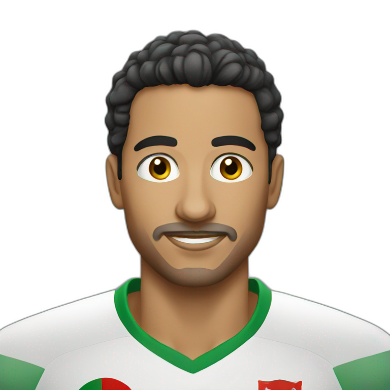 algeria hero man emoji