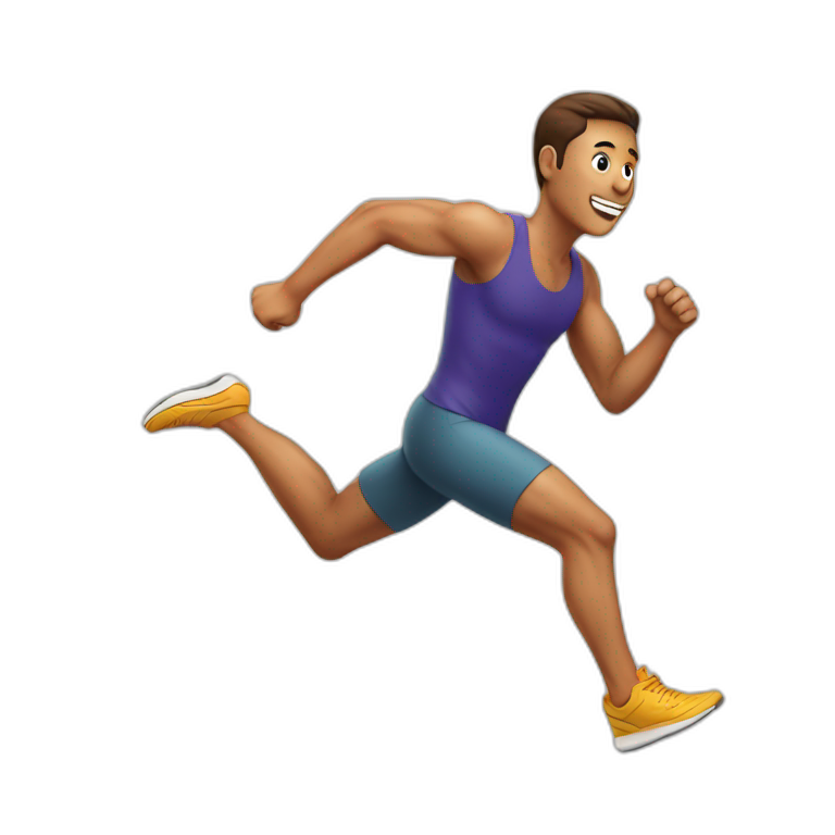 Running man emoji