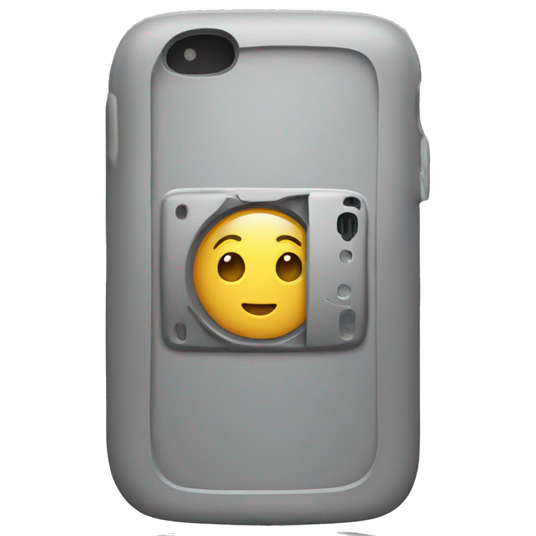 iphone with video emoji