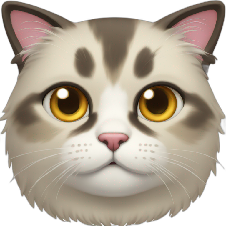 Gato persa himalayo emoji