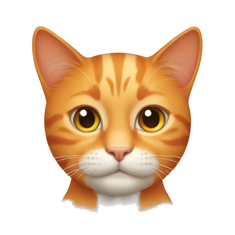 Orange cat emoji
