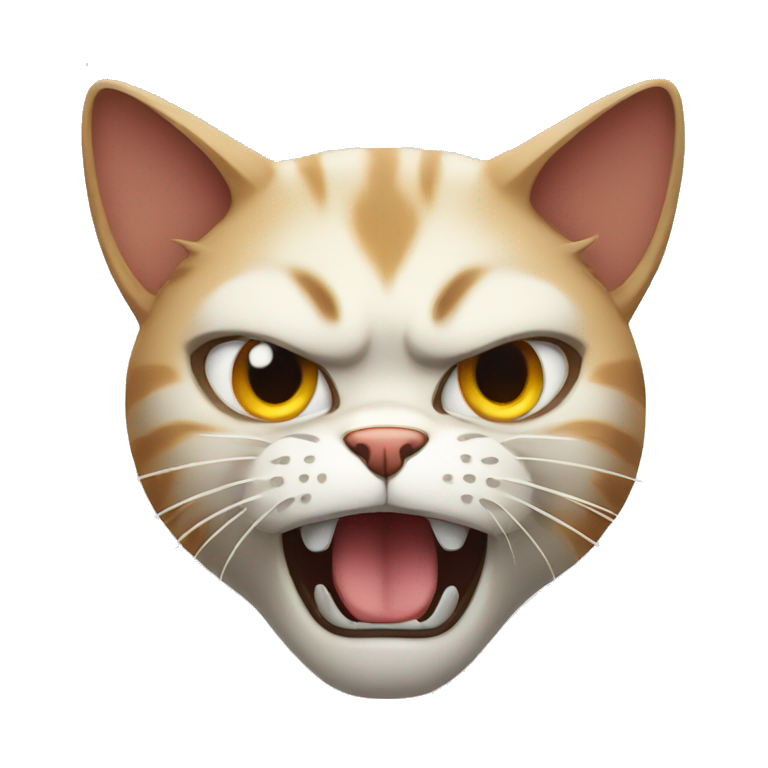 Cat angry emoji