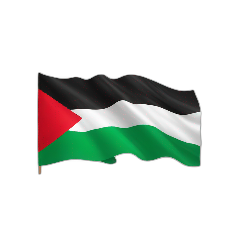 Free Palestine flag emoji