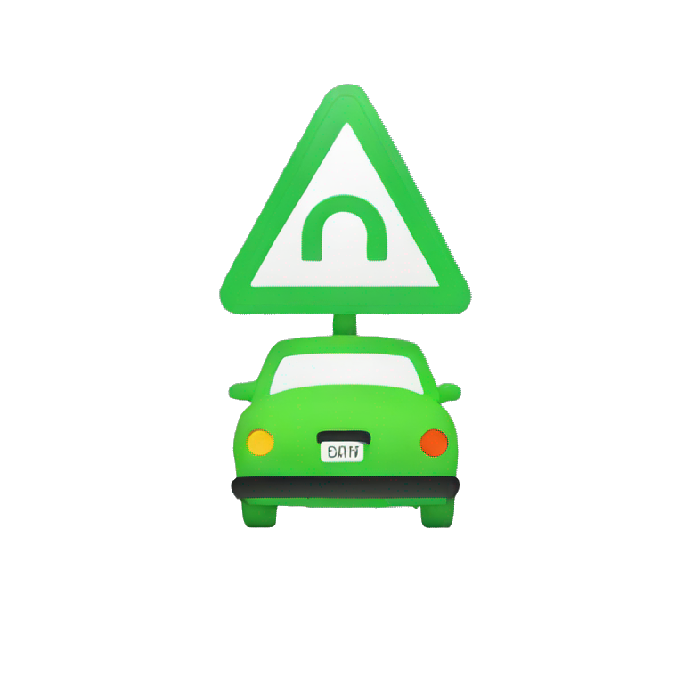 no cars sign emoji