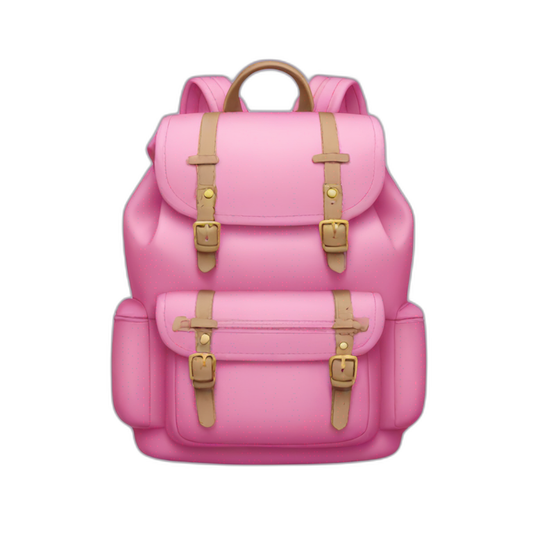 Girly backpack emoji