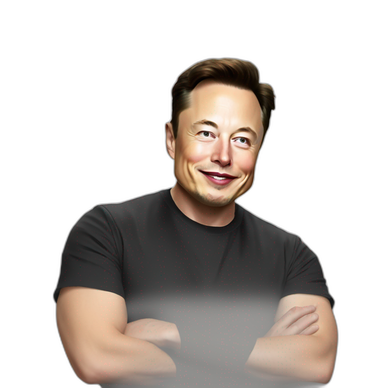 Elon musk qui tweet  emoji