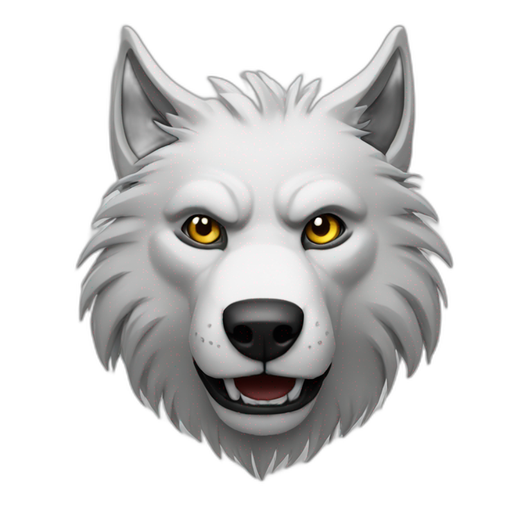 Lobo lobo emoji