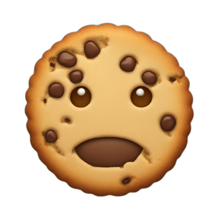 A single cookie emoji