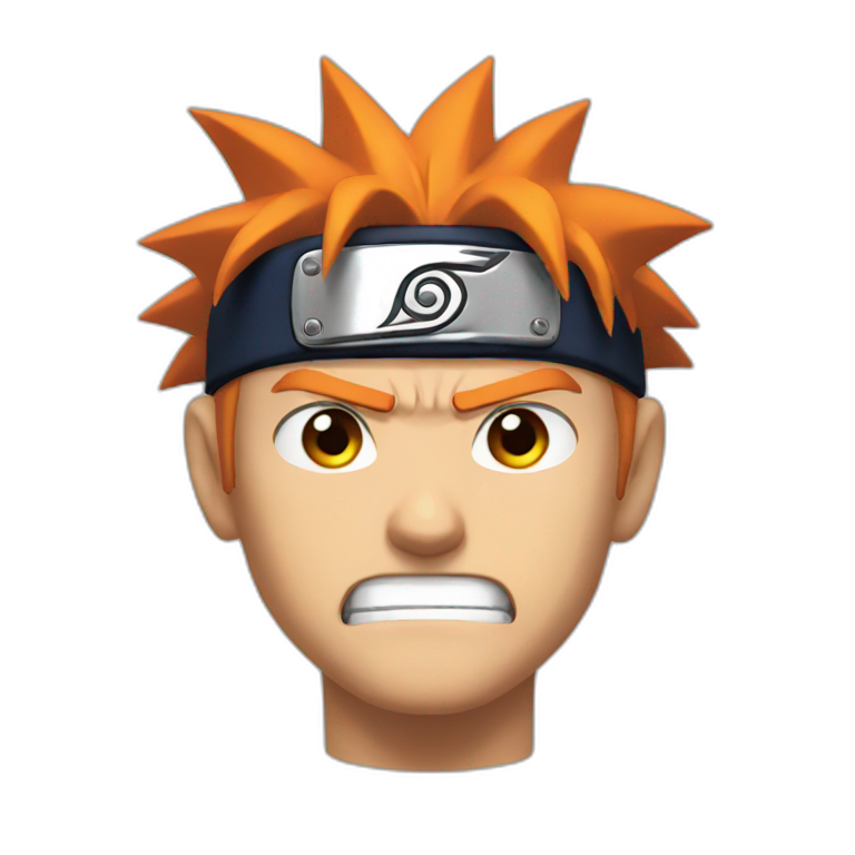 Naruto angry  emoji