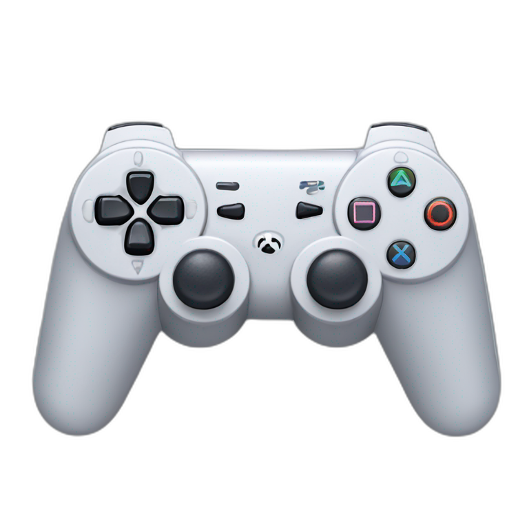 Playstation gaming controller emoji