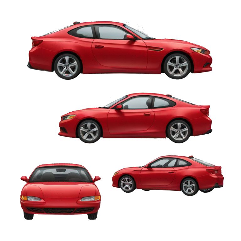 new red car emoji