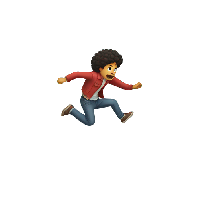 Mexican person jumping over a wall emoji