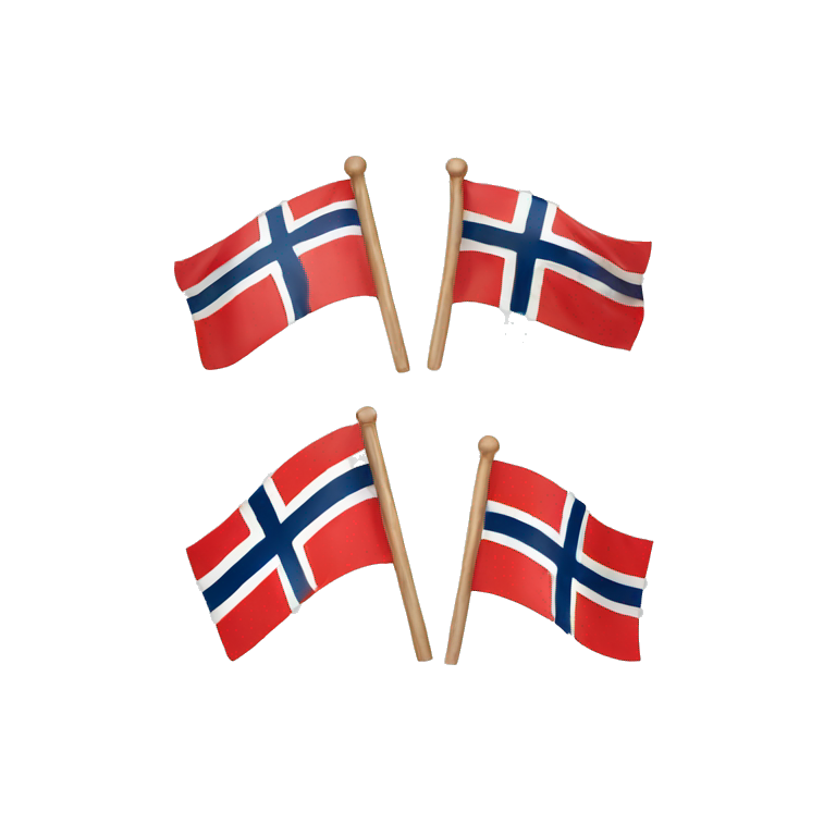 norway and denmark flags emoji