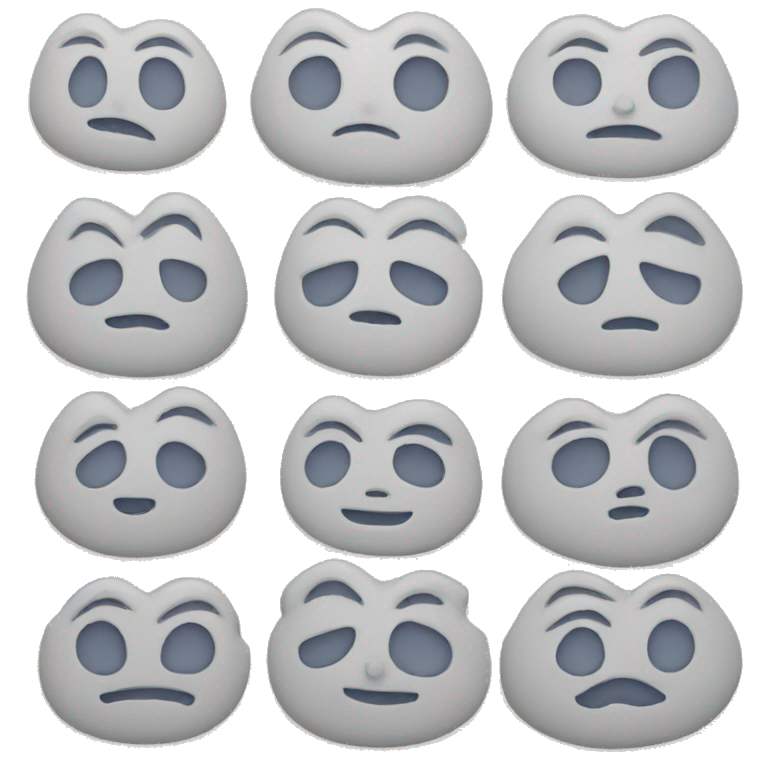 Ceramic emoji