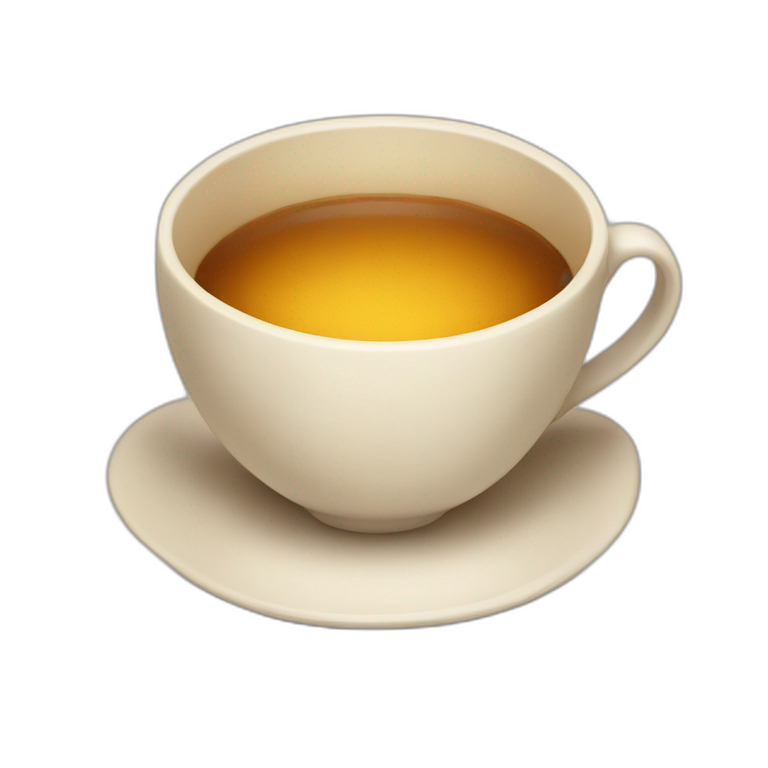 Crossed out teacup emoji