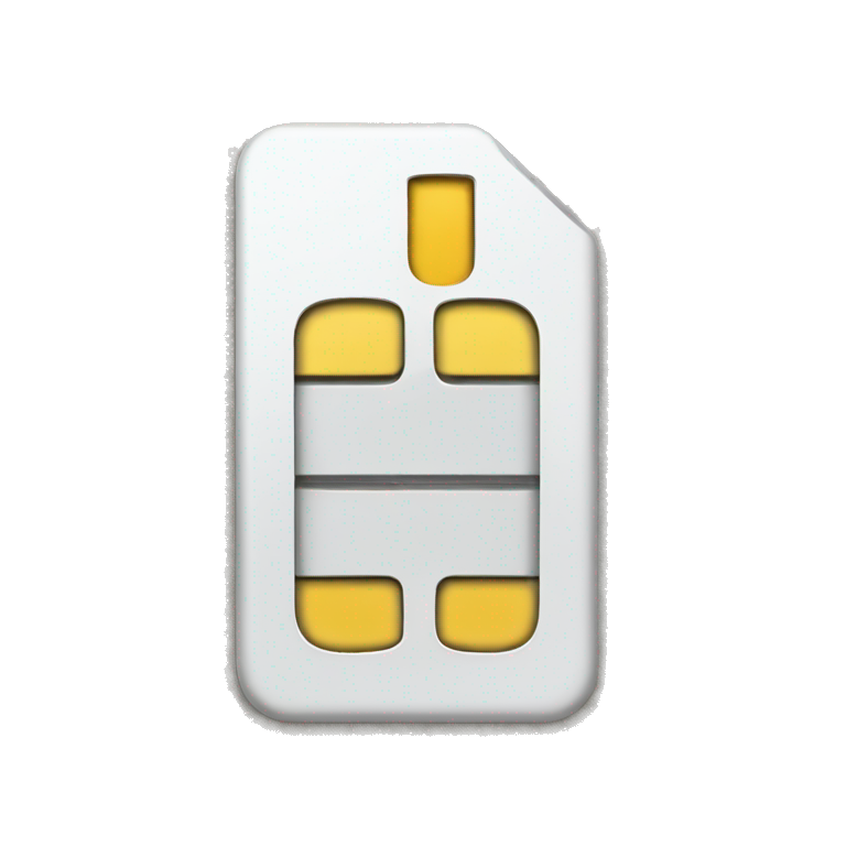 mobile sim card emoji