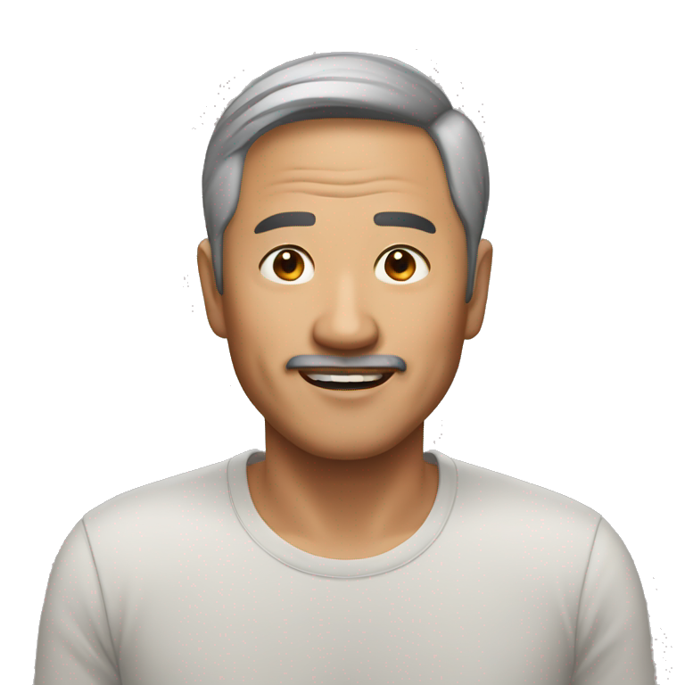 50 years old asian guy emoji