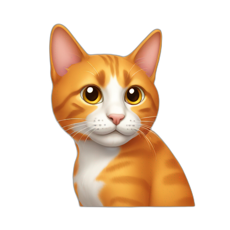 cat orange  emoji
