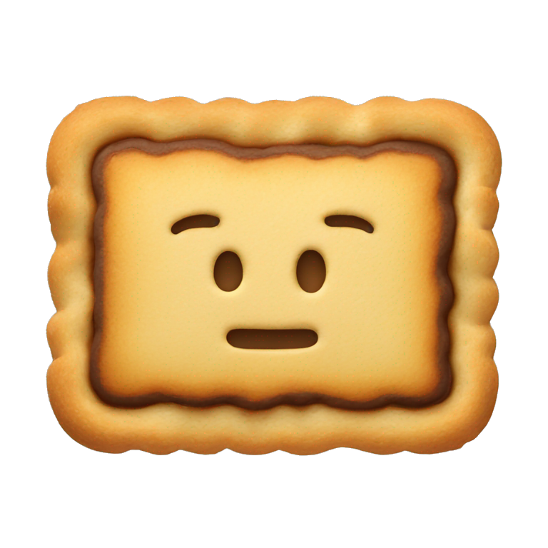 rectangle biscuit emoji
