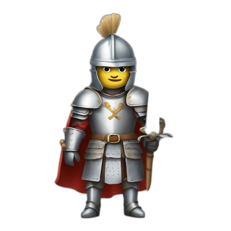 Un bélier en armure de chevalier emoji