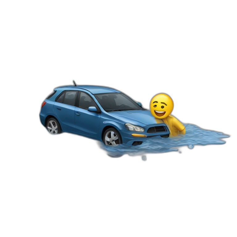 Wet accident emoji